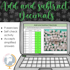 add and subtract decimals